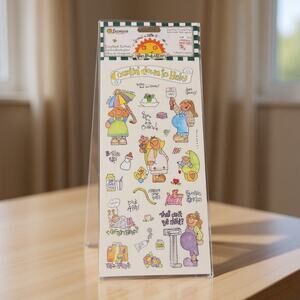 Vintage Sandylion Countin' Down to Baby Scrapbook Stickers Tina Ledbetter NEW